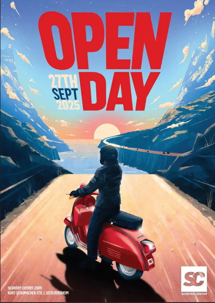 Poster Scooter Center OpenDay 27.09.2025