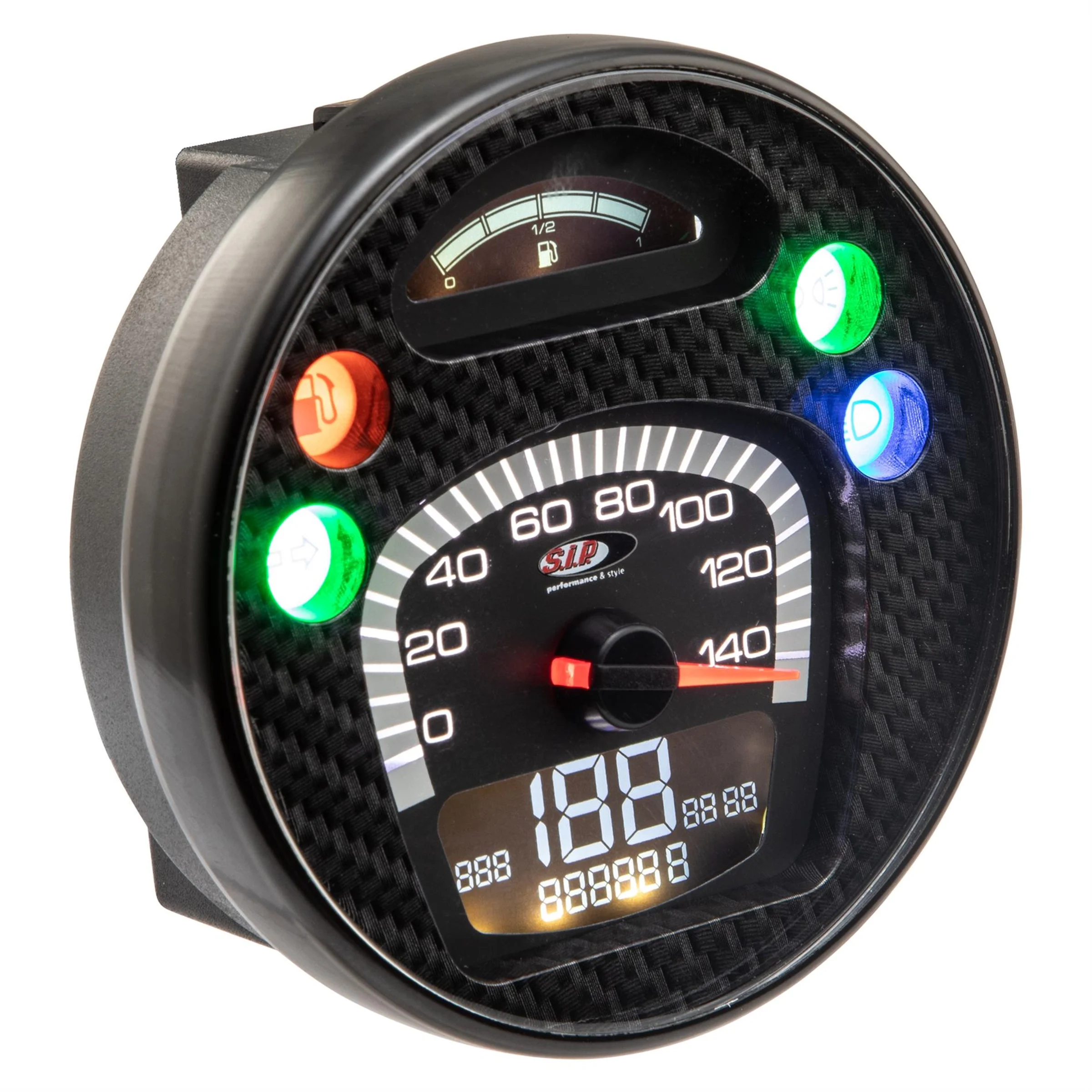 SIP Tacho 2.0 für für LML Star 125-200 Star/Deluxe/Stella 2T/4T – prosimo E-Umbau Tacho