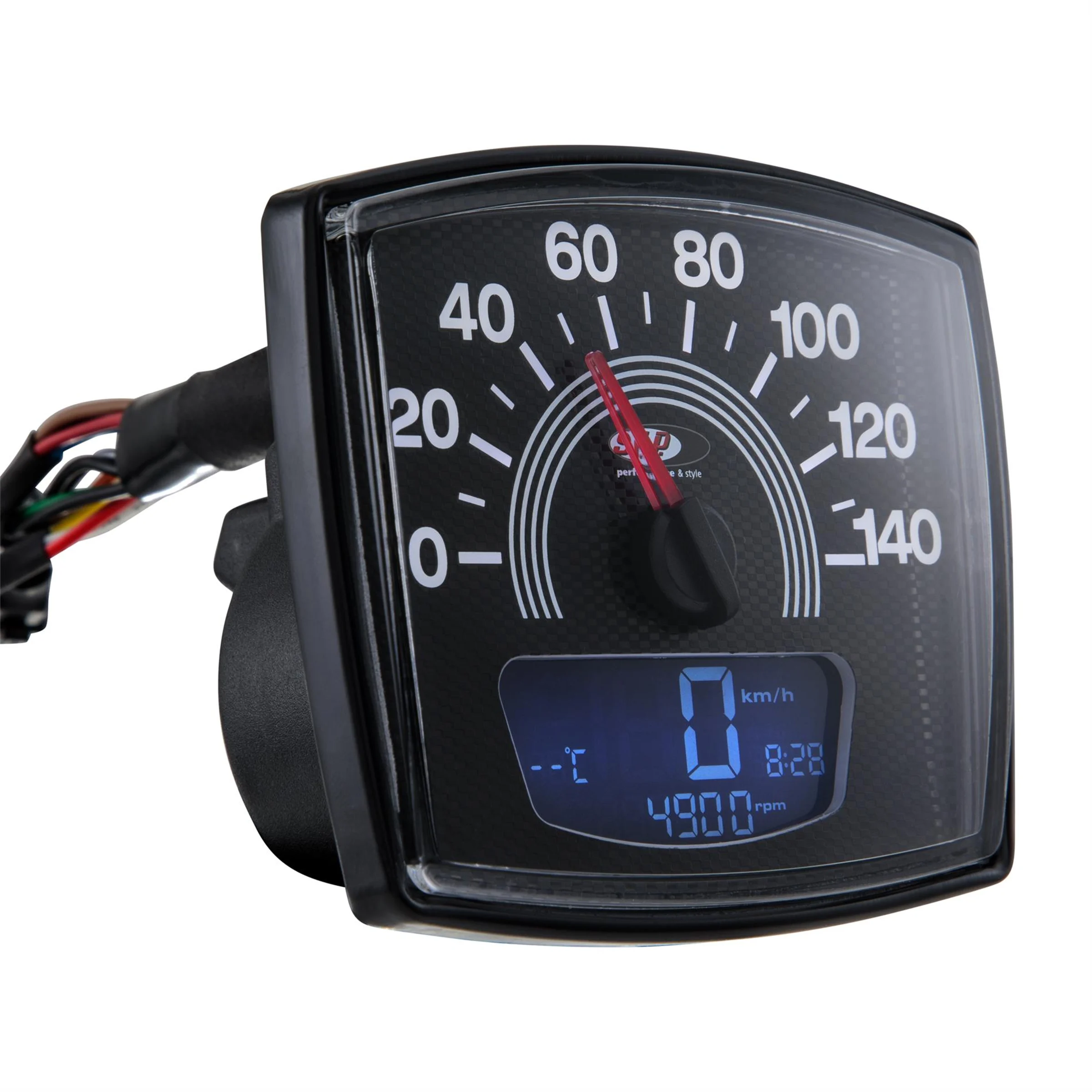 SIP Tacho 2.0 für für Vespa 50 Special/ Elestart – prosimo E-Umbau Tacho für Vespa Smallframe und Largeframe