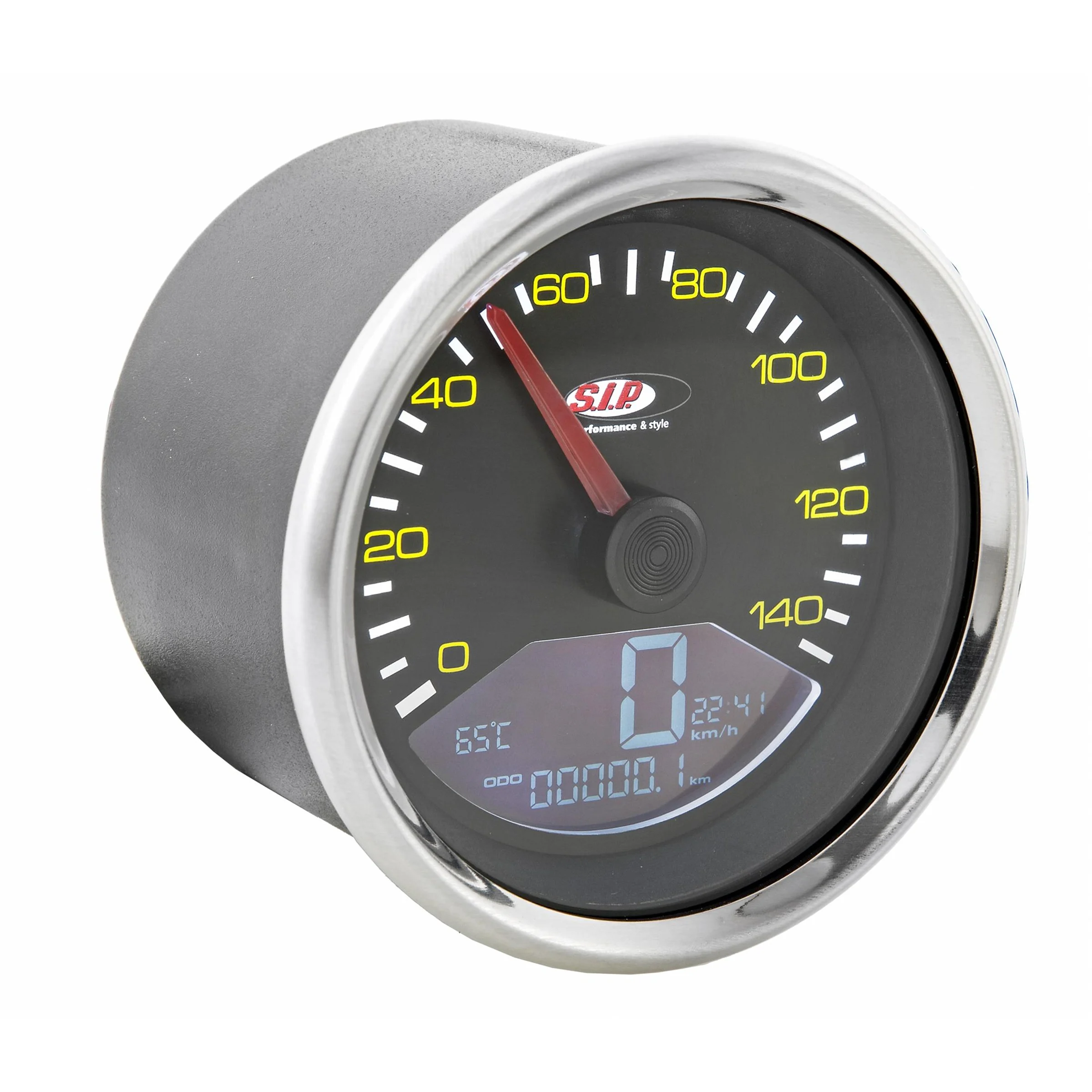 SIP Tacho 2.0 für für Vespa P80-150X/PX80-200E/Lusso 1°/P150S/P200E – prosimo E-Umbau Tacho für Vespa Largeframe