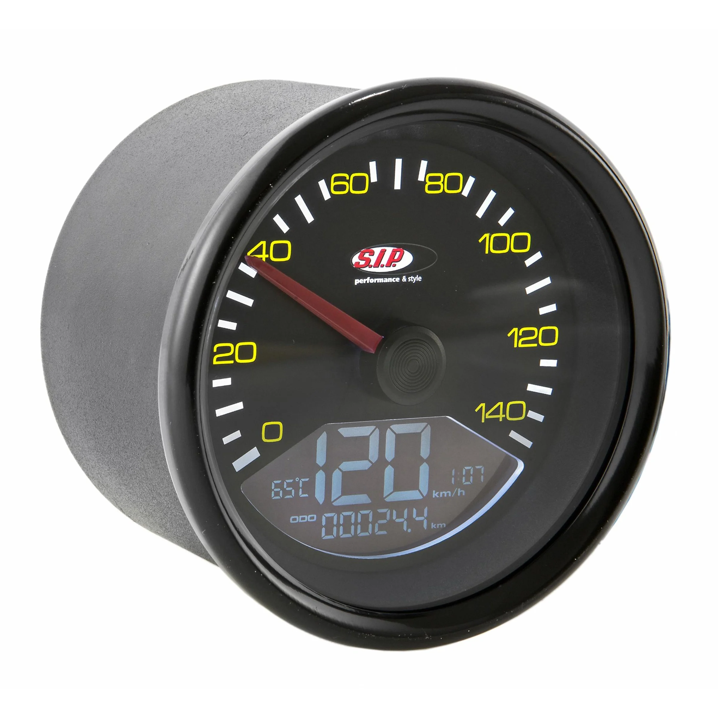 SIP Tacho 2.0 für für Vespa P80-150X/PX80-200E/Lusso 1°/P150S/P200E – prosimo E-Umbau Tacho für Vespa Largeframe