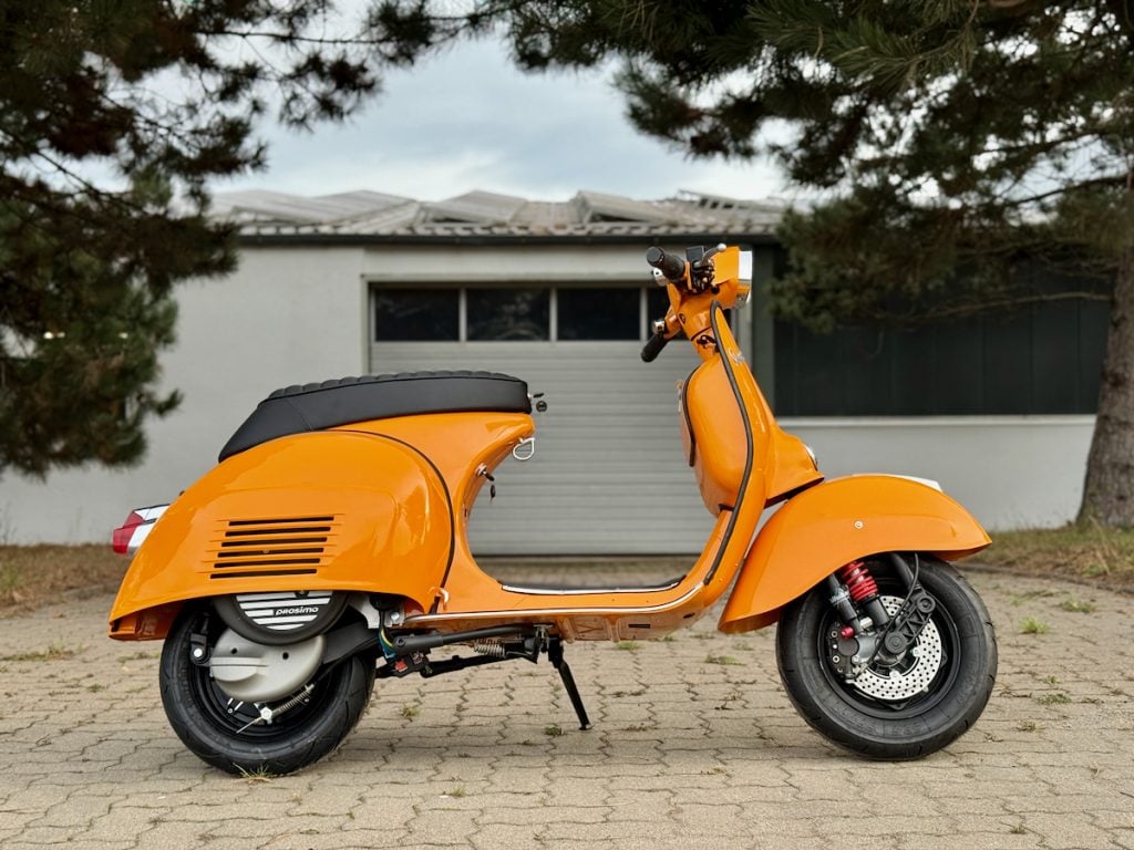 prosimo Elektroumbau Motovespa 160 – Largeframe elektrisch