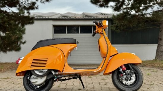 prosimo Elektroumbau Motovespa 160 – Largeframe elektrisch