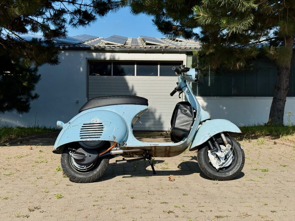 prosimo Elektroumbau Vespa 125 1959 – Vespa Wideframe elektrisch