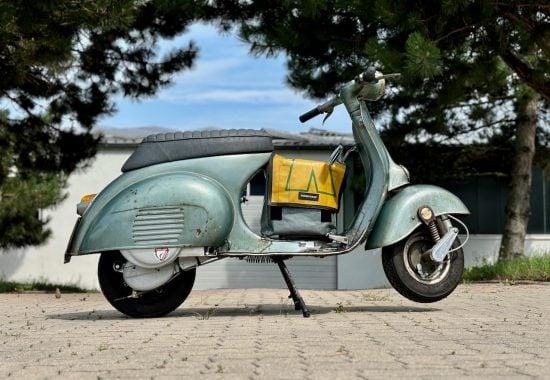 Vespa 150 VBA1T-852-e-vespa-van-prosimo Prosimo elektrische ombouw Vespa 150 1959 - Vespa Breed frame elektrisch