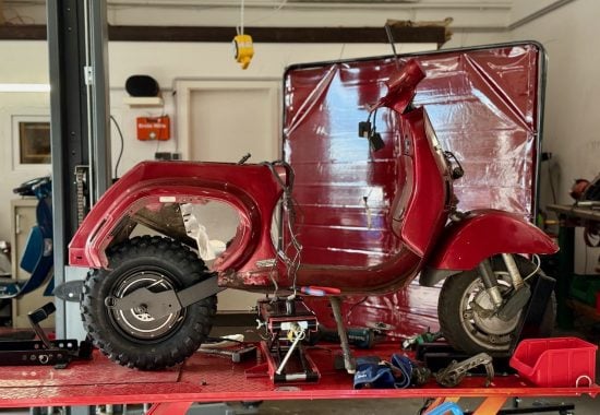Vespa PK50XL2 WattWarrior Weinrot - 3