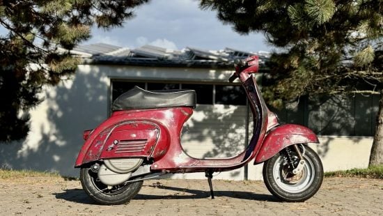prosimo E-Vespa Vespa 50s V5SA1T-135 red beauty patina