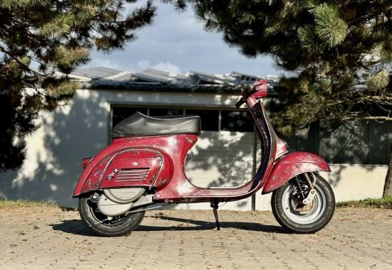 prosimo E-Vespa Vespa 50s V5SA1T-135 red beauty patina