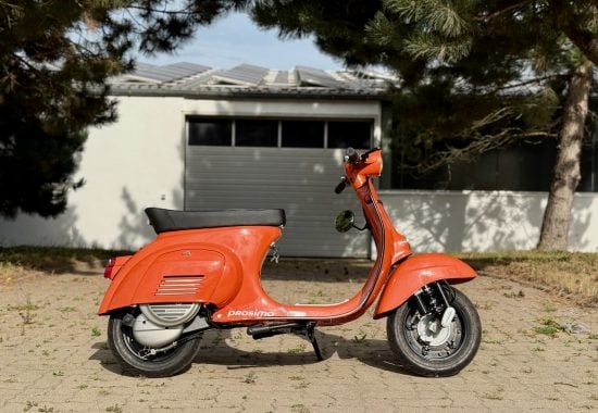 prosimo E-Vespa Vespa 50s V5SA1T-138 màu cam Nossol - Điện Vespa